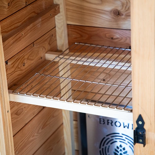 Ανοξείδωτη σχάρα για ξύλινο/κοντραπλακέ καπνιστήριο dragON 330339, 330341, 330340, 330360 - 5