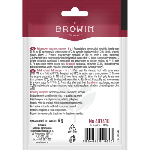 Αποξηραμένο πηκτινολυτικό ένζυμο - 2