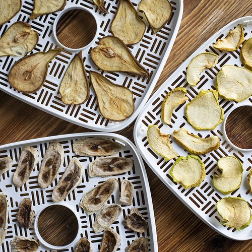 Αποξηραντήρας για μανιτάρια, φρούτα, λαχανικά και βότανα με ρύθμιση θερμοκρασίας, 240W, λευκός - 18