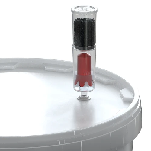 Απορροφητής οσμών ζύμωσης + αθόρυβο υδρόκλειστρο + ενεργός άνθρακας καρύδας 200 g - 8