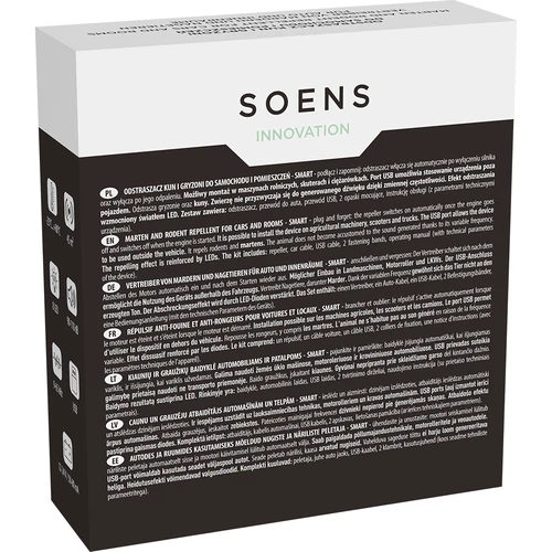 Απωθητικό για κουνάβια και τρωκτικά για αυτοκίνητα και χώρους (υπερήχοι + LED) - 10