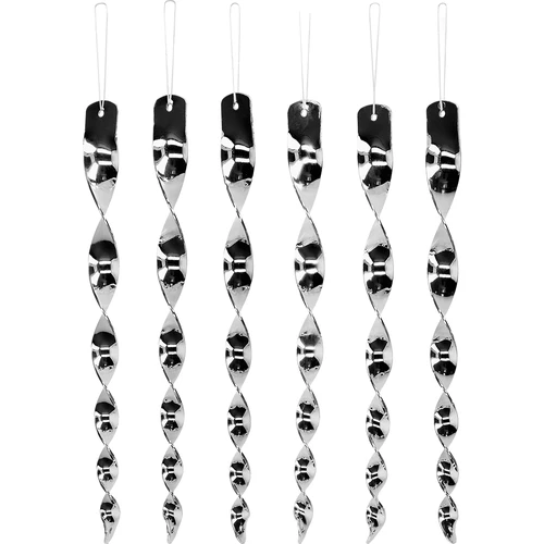 Απωθητικό πτηνών – ανακλαστικές σπείρες σε ασημί χρώμα, 6 τεμάχια