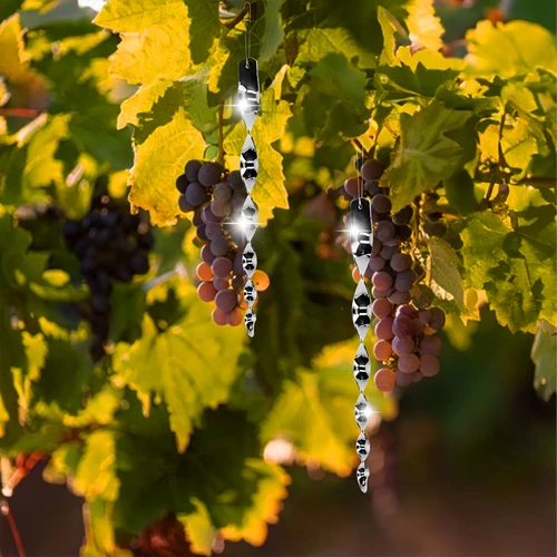 Απωθητικό πτηνών – ανακλαστικές σπείρες σε ασημί χρώμα, 6 τεμάχια - 8