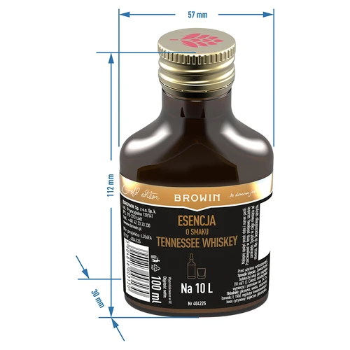 Άρωμα με γεύση Tennessee whiskey για 10 L - 100 ml - 6