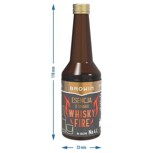 Αρωματική ουσία Whisky Fire για 4 L, 40 ml - 7