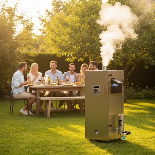 Ατσάλινο καπνιστήριο dragON 220 L, IQ – με ελεγκτή Wi-Fi - 15