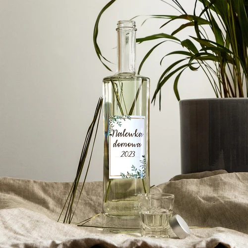 Αυτοκόλλητες ετικέτες 60 x 90 mm για μπουκάλια, βάζα, δώρα, με ανθικό μοτίβο - 20 τεμ. - 7