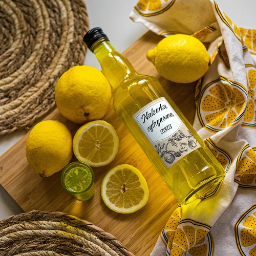 Αυτοκόλλητες ετικέτες 60 x 90 mm για μπουκάλια, βάζα – σκίτσο φρούτων - 20 τεμ. - 5