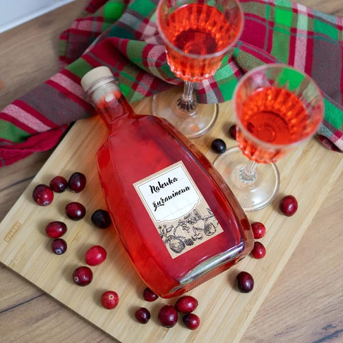 Αυτοκόλλητες ετικέτες 60 x 90 mm για μπουκάλια, βάζα – σκίτσο φρούτων - 20 τεμ. - 6