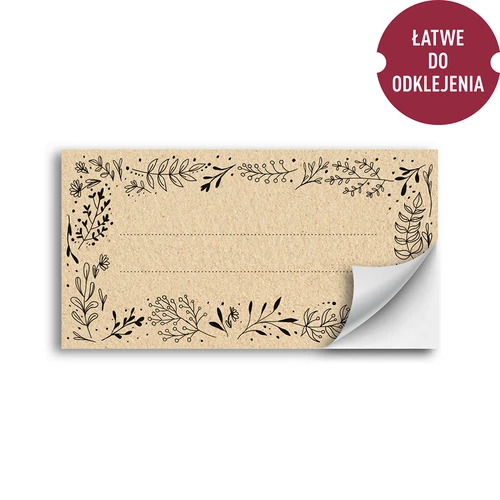 Αυτοκόλλητες ετικέτες ECO 85/45 mm - 20 τεμ. - 2