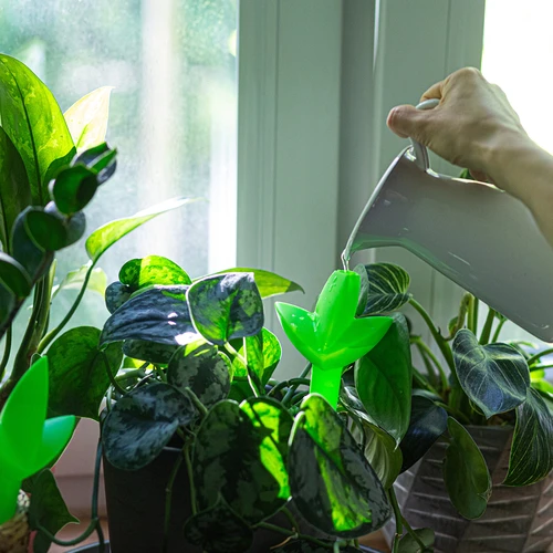 Αυτοποτιστήρι για φυτά – πράσινο φύλλο με κεραμική αιχμή, 120 ml - 8