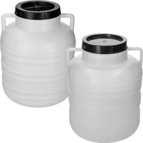 Βαρέλι ζύμωσης 20 L - λευκό, με χειρολαβές - 2