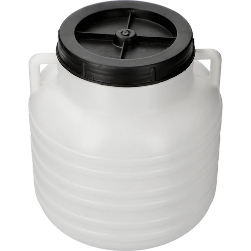 Βαρέλι ζύμωσης 10L - λευκό, με χειρολαβές
