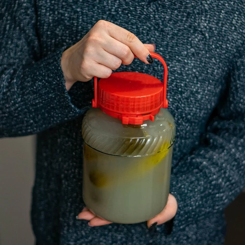 Βάζο 2L με πλαστικό καπάκι. - 6