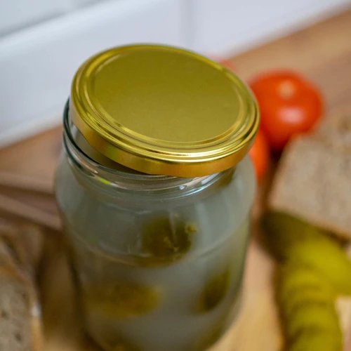 Βάζο 3 L - 1 τεμ., χρυσό βιδωτό καπάκι (fi 100) - 3