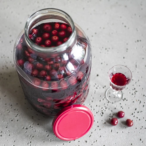 Βάζο 5 L με χρωματιστό βιδωτό καπάκι fi 100 - 8