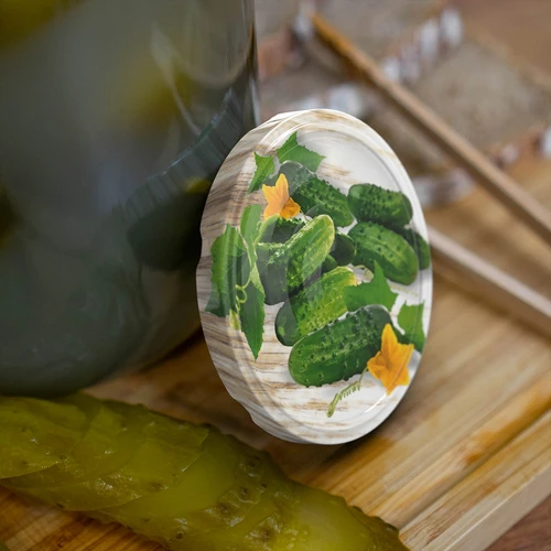 Βάζο TO 2 L, fi 82/6 με χρωματιστό καπάκι + λαβίδες - 6