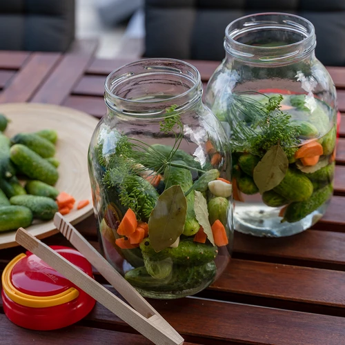 Βάζο TO 3 L και βιδωτό καπάκι fi 100 με λαβή - 8