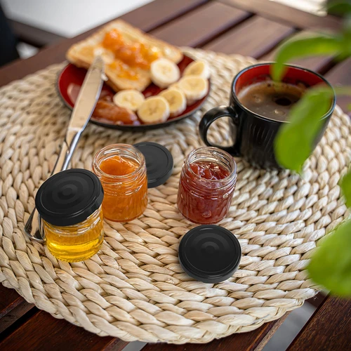 Βάζο TO 40 ml με μαύρο καπάκι fi 43 - 10 τεμ. - 9