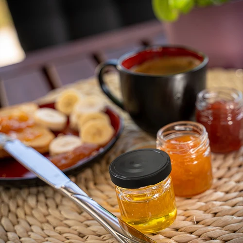 Βάζο TO 40 ml με μαύρο καπάκι fi 43 - 10 τεμ. - 11