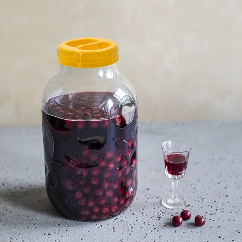 Βάζο TO 5 L και βιδωτό καπάκι από πλαστικό fi 100, με λαβή - 5