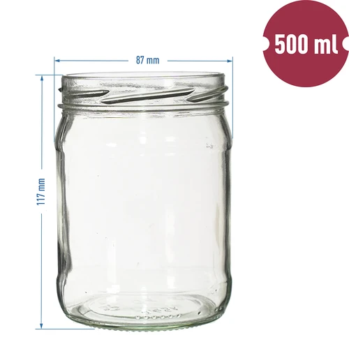 Βάζο TO 500 ml fi 82/6 - 8 τεμ. - 6