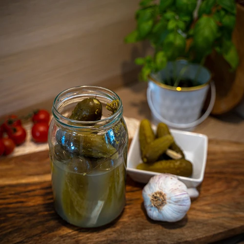 Βάζο TO 900 ml με χρυσό βιδωτό καπάκι fi 82/6 - 6 τεμ. - 12