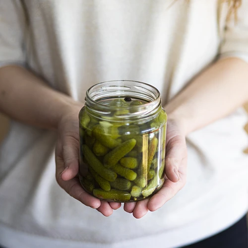 Βάζο TO, grubasek 580ml με χρωματιστό καπάκι fi82/6, 6 τεμ. - 9