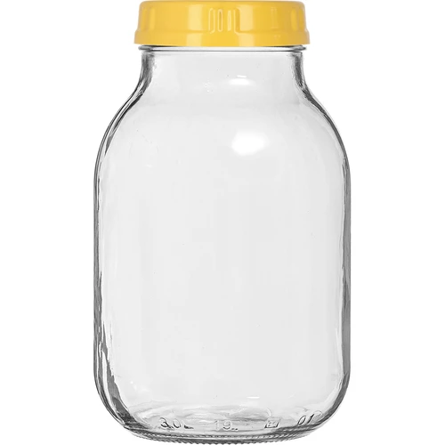 Βάζο twist-off 3 L με βιδωτό καπάκι από πλαστικό fi 100, με λαβή - 3