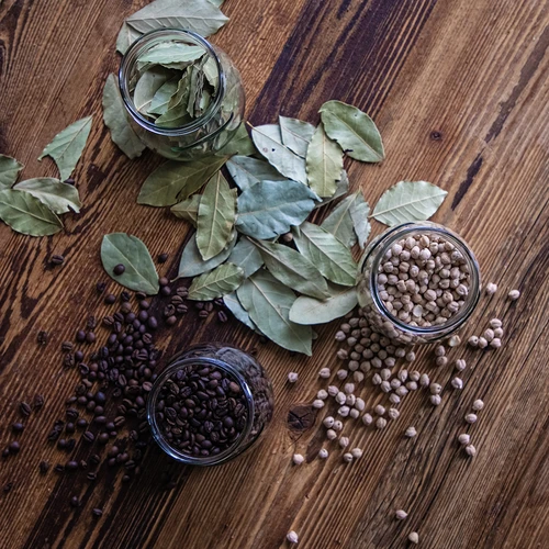 Βάζο Twist-Off 500 ml "Ανεστραμμένος Αμφορέας" με μαύρο καπάκι fi 82/6, 6 τεμ. - 12