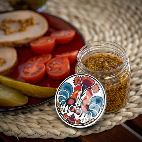 Βάζο χωρητικότητας 212 ml, με χρωματιστά καπάκια ø 66. - 13