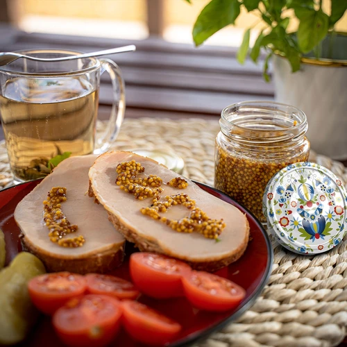 Βάζο χωρητικότητας 212 ml, με χρωματιστά καπάκια ø 66. - 14