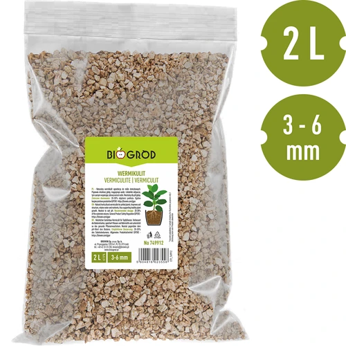 Βερμικουλίτης για γλαστρικά φυτά και κηπουρική, 2 L - 3