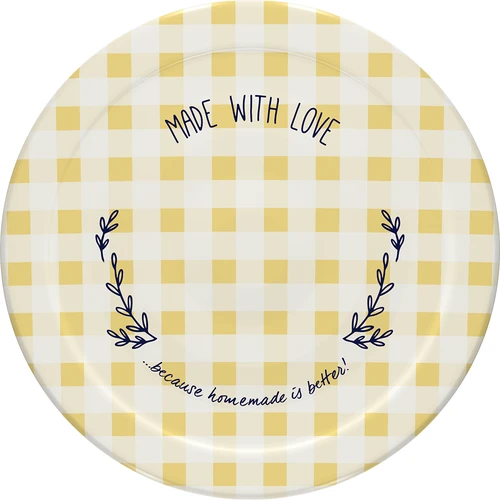 Βιδωτό καπάκι fi 43 καρό - 10 τεμ. - 6