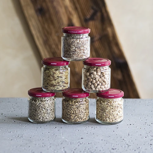 Βιδωτό καπάκι fi 66, μπορντό - 10 τεμ. - 6