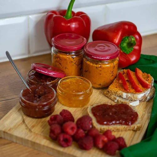 Βιδωτό καπάκι fi 66, μπορντό - 10 τεμ. - 8