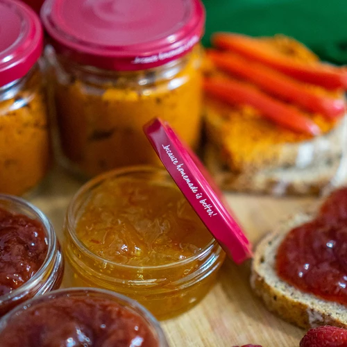 Βιδωτό καπάκι fi 66, μπορντό - 10 τεμ. - 9