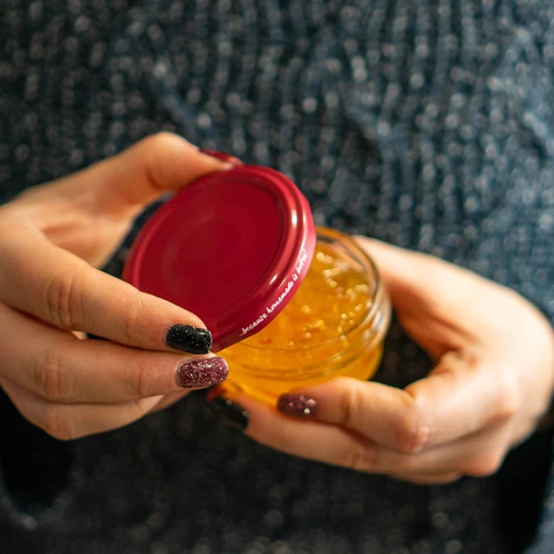 Βιδωτό καπάκι fi 66, μπορντό - 10 τεμ. - 11