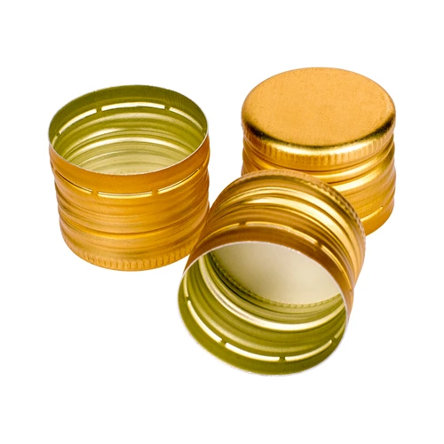 Βιδωτό καπάκι για μπουκάλια fi31,5/24 - χρυσό - 6 τεμ.