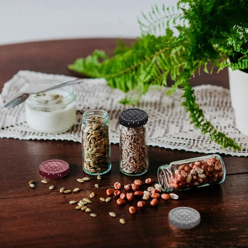 Βιδωτό καπάκι Ø 43 mm πουά - ποικιλία - 10 τεμ. - 12