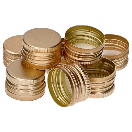 Βιδωτό πώμα για μπουκάλια fi 28/18 - χρυσό - 8 τεμ.