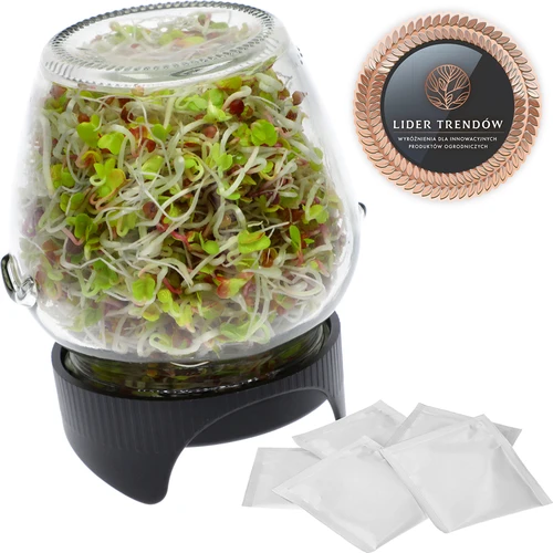 Βλαστητήρας σε βάζο Twist-off + 5 συσκευασίες σπόρων