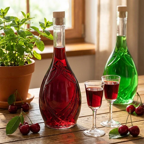 Διακοσμητικό μπουκάλι ICONA 500 ml, με πώμα τύπου «μανιτάρι», 1 τεμ. - 6