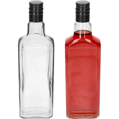 Διακοσμητικό μπουκάλι TYNKTURA 0,5 L, με μαύρο μακρύ βιδωτό καπάκι fi 28 mm, 1 τεμ. - 3