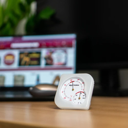 Διμεταλλικό θερμόμετρο εσωτερικού χώρου με υγρόμετρο (-20 έως +50°C) mix - 8