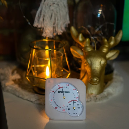 Διμεταλλικό θερμόμετρο εσωτερικού χώρου με υγρόμετρο (-20 έως +50°C) mix - 7