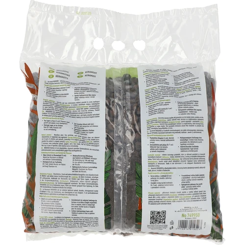 Διογκωμένη άργιλος για φυτά σε γλάστρες, κηπουρική και δάση σε γυαλί 10–20 mm, 4 L - 2