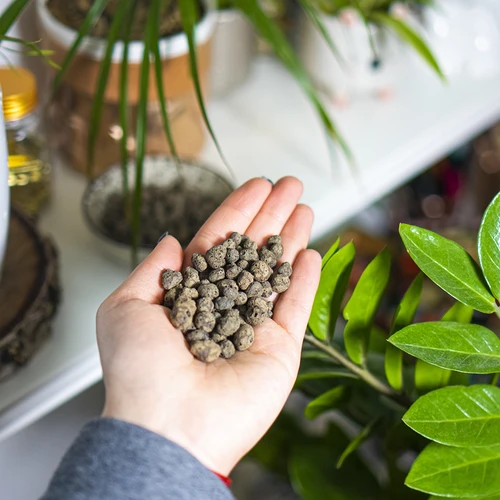 Διογκωμένη άργιλος για φυτά σε γλάστρες, κηπουρική και δάση σε γυαλί, 4–10 mm, 2 L - 10