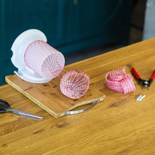 Δίχτυ αλλαντοποιίας μονοϊνικό 4 m x 22 cm με θερμική αντοχή 125°C - 4