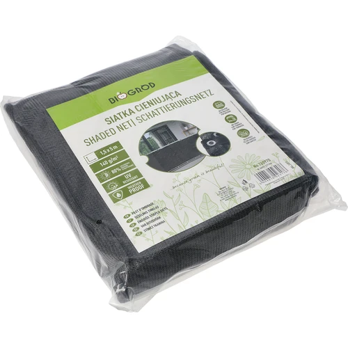 Δίχτυ σκίασης (80%, 140 g/m2) 1,5 x 5 m, ανθρακί - 2